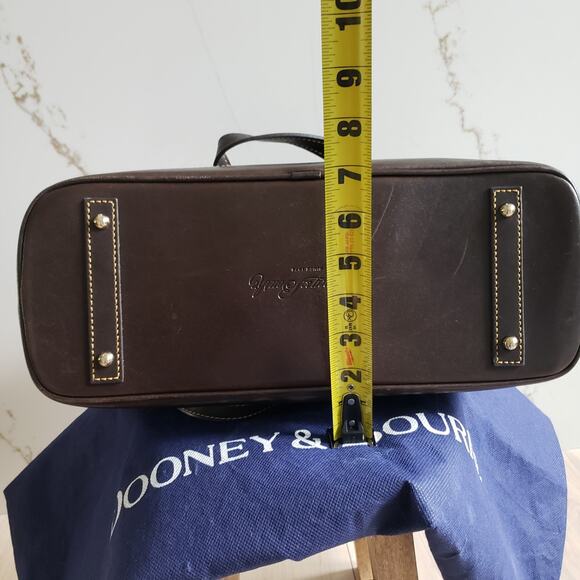 Dooney & Bourke Tassel Leather Bag Set Cognac 3 Pc Purse Wallet Keychain 1C872CG - Picture 10 of 15